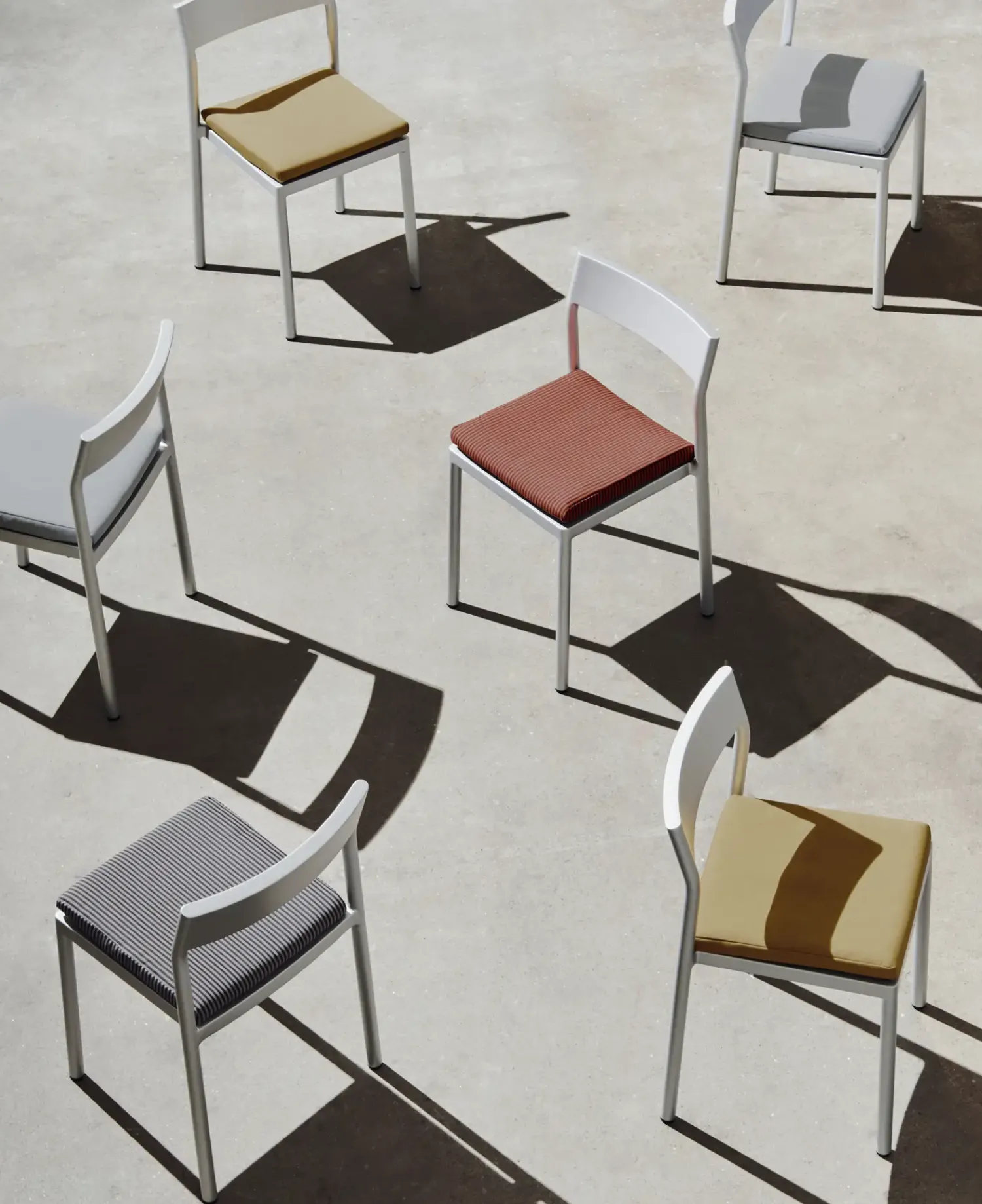 havehynde - Pude til Type Chair - Grey black stripe^Hay