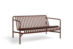 havesofa - Palissade lounge sofa - Rød - Iron red^Hay
