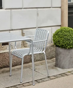 havestol - Palissade Armchair - Galvaniseret stål - hot galvanised^Hay