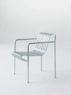 havestol - Palissade Dining Armchair - Galvaniseret stål*Hay Hot