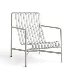 havestol - Palissade lounge Stol - Høj model - Lysegrå - Sky Grey*Hay Best