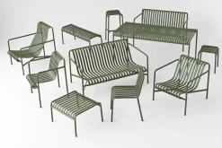 havestol - Palissade lounge Stol - Høj model - Lysegrå - Sky Grey*Hay Best