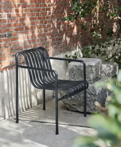 havestol - Palissade spisebordsstol - Anthracite - Dining arm chair^Hay Sale