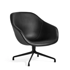 loungestol - AAL 81 læder - Sort, Sierra læder SI1001*Hay Hot
