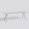 spisebord CPH30 - 250 x 90 cm - Cremet hvid (off white) og ben i lakeret eg - cph 30*Hay Online