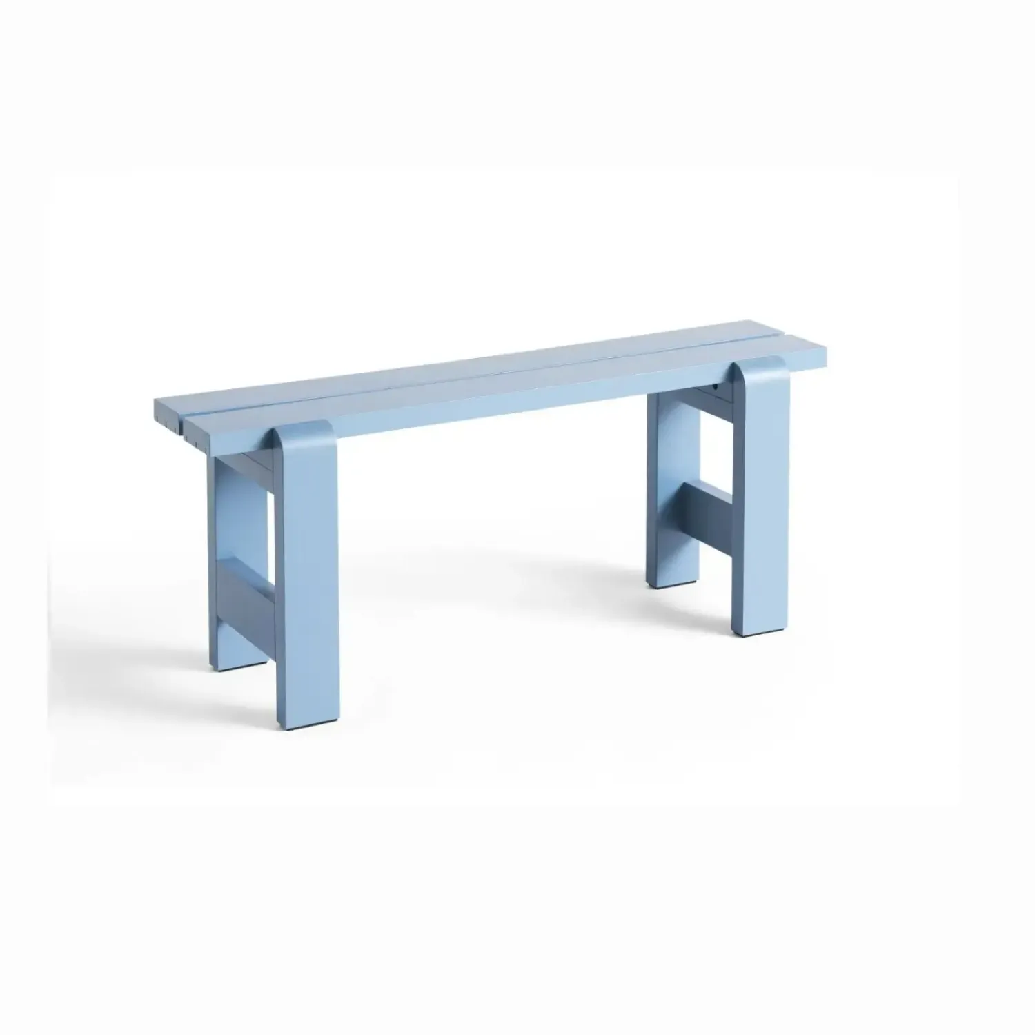 Weekday bænk - 111 cm - Lyseblå - Azure blue - Lakeret Fyrretræ / Pinewood*Hay Best