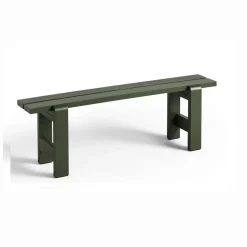 Weekday bænk - 140 cm - Oliven - Lakeret Fyrretræ^Hay New