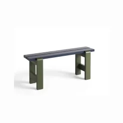 Weekday bænk Duo - 111 cm Steel Blue Benchtop / Olive - Lakeret Fyrretræ / Pinewood^Hay Discount