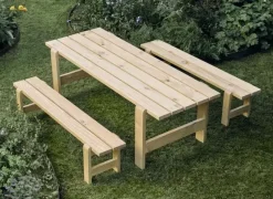 Weekday Havebord - 230 cm - Lakeret Fyrretræ / Pinewood*Hay Hot