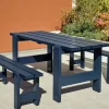 Weekday Havebord - Weekday table - B:180 cm - Steel Blue - Blå - Fyrretræ / Lacquered Pinewood^Hay Best