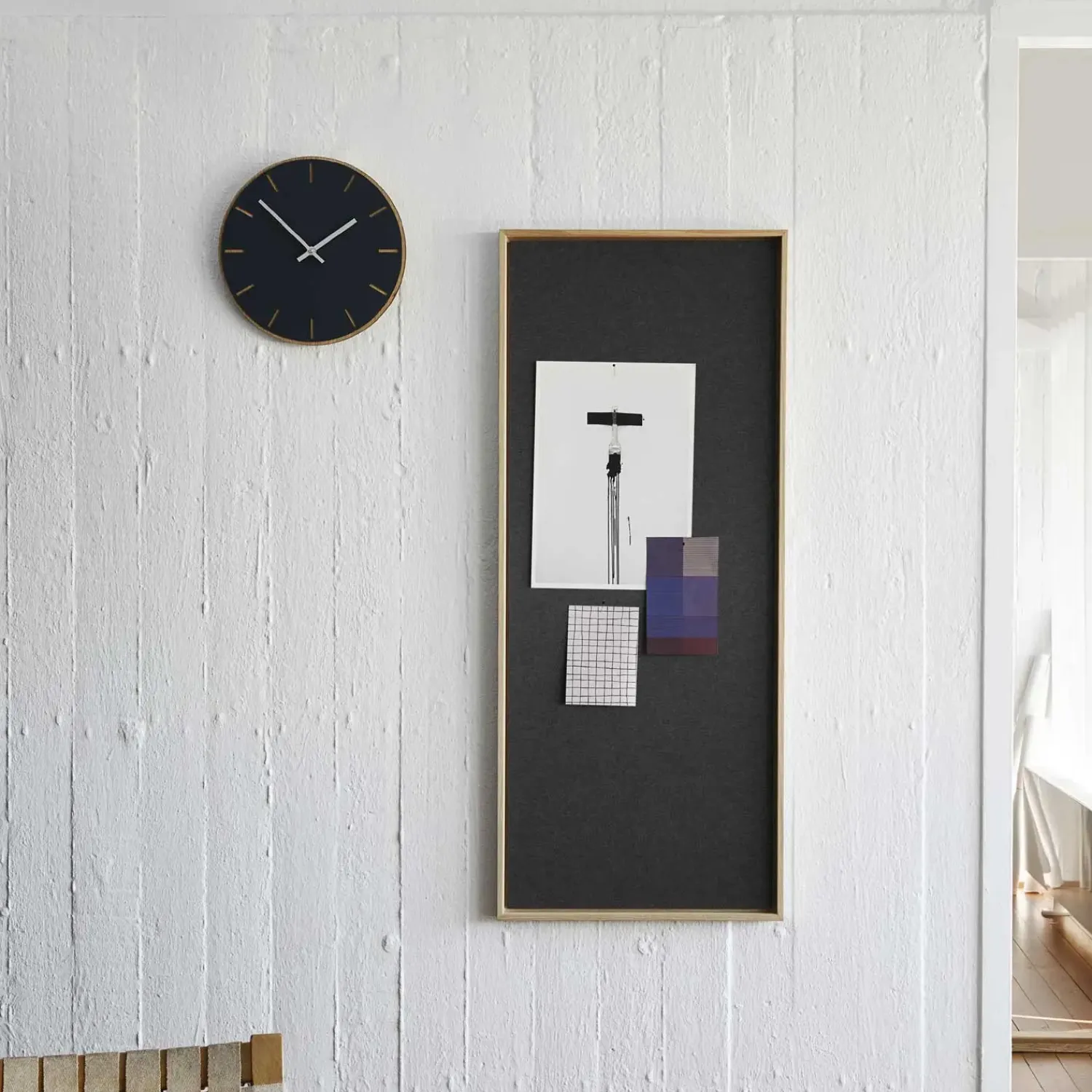 - Opslagstavle m. akustiske egenskaber - Recy - Grå - 40x100 cm^Hemverk Discount