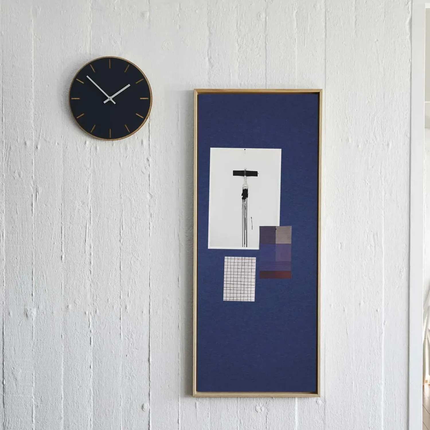 - Opslagstavle m. akustiske egenskaber - Recy - Blå - 40x100*Hemverk New