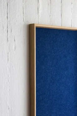 - Opslagstavle m. akustiske egenskaber - Recy - Blå - 40x60*Hemverk