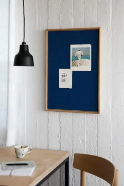 - Opslagstavle m. akustiske egenskaber - Recy - Blå - 40x60*Hemverk