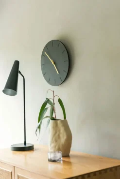 - Vægur - Gunpowder - Sort/Kobber - Ø28 cm^Hemverk Discount