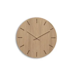 - Vægur - Light Oak - Eg/Kobber - Ø28 cm*Hemverk Clearance