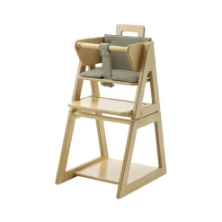 Hindevadgård - Barnestol med olivengrøn hynde^Hindevadgaard New