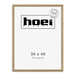 HOEI 120 - billederamme - MASSIV EG 30X40 cm - PLEXIGLAS billederamme*HOEI Denmark
