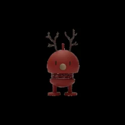 - Christmas - Soft Reindeer Bumble - Small - Rød^Hoptimist