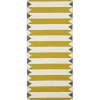 - tæppe - Peak - 70 x 150 cm - gul*Horredsmattan New