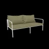 - AVON 2 seater sofa - Pude: Leaf, Stellet: Muted Hvid*Houe Best