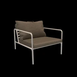 - AVON Chair - Pude: Ash, Stellet: Muted Hvid*Houe New