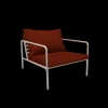 - AVON Chair - Pude: Rust, Stellet : Muted Hvid^Houe Outlet