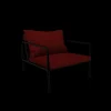 - AVON Chair - Pude: Scarlet, Stellet : Sort^Houe New