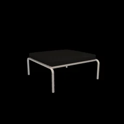 - AVON Ottoman - Pude: Mørke Grå, Stellet: Muted Hvid^Houe New