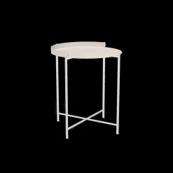 - EDGE Tray table Ø46,5 - Muted Hvid^Houe Hot