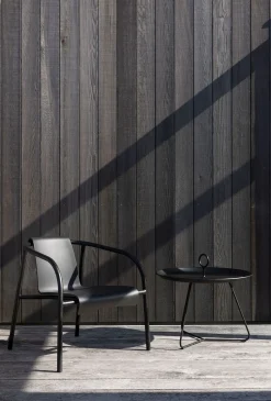 - EYELET Tray table Ø57,5 - Dark grey^Houe New