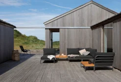 - LEVEL 2 Corner, left - Dark grey. Fabric - 139x92,5 cm^Houe Clearance