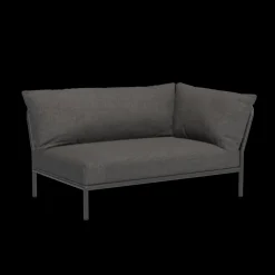 - LEVEL 2 Corner, right - Dark grey. Fabric - H:68 x W:139 x D:92 cm^Houe Clearance