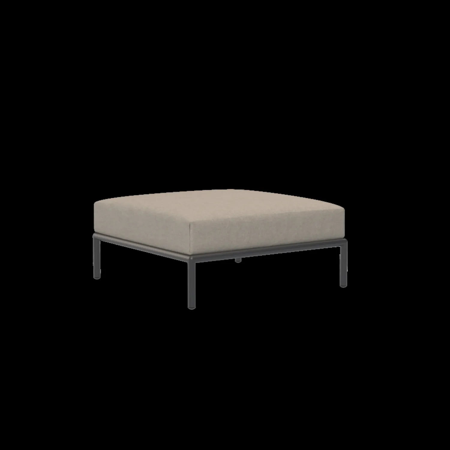 - LEVEL 2 Ottoman - Ash. Fabric^Houe Discount