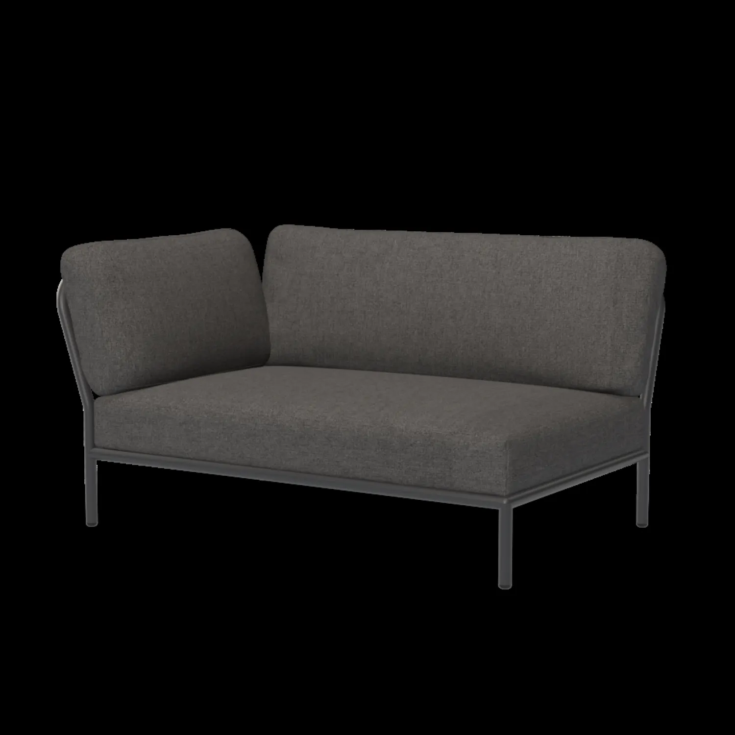 - LEVEL Corner, left - Dark grey. Fabric^Houe Clearance