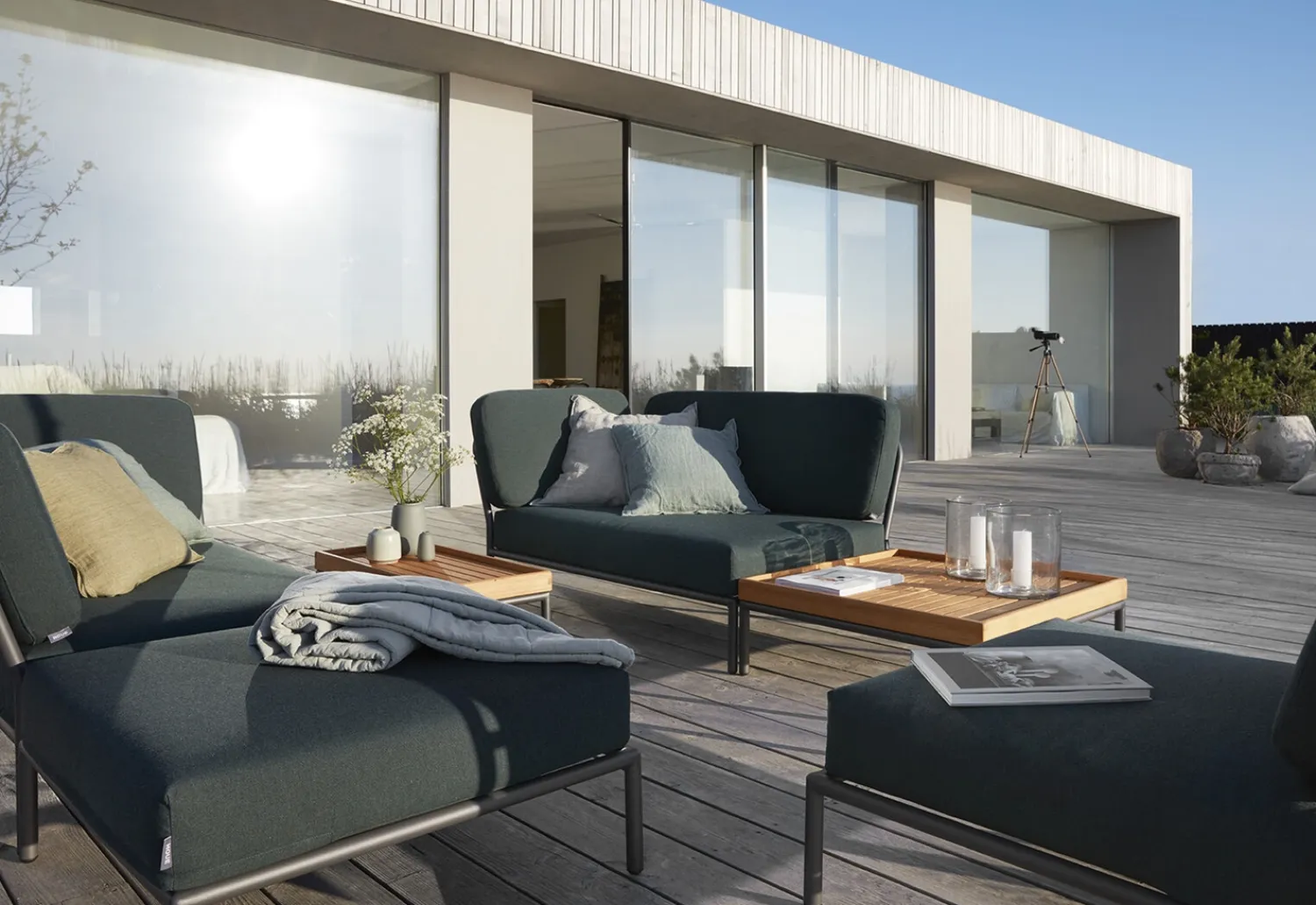 - LEVEL Ottoman - Alpine. Fabric^Houe New