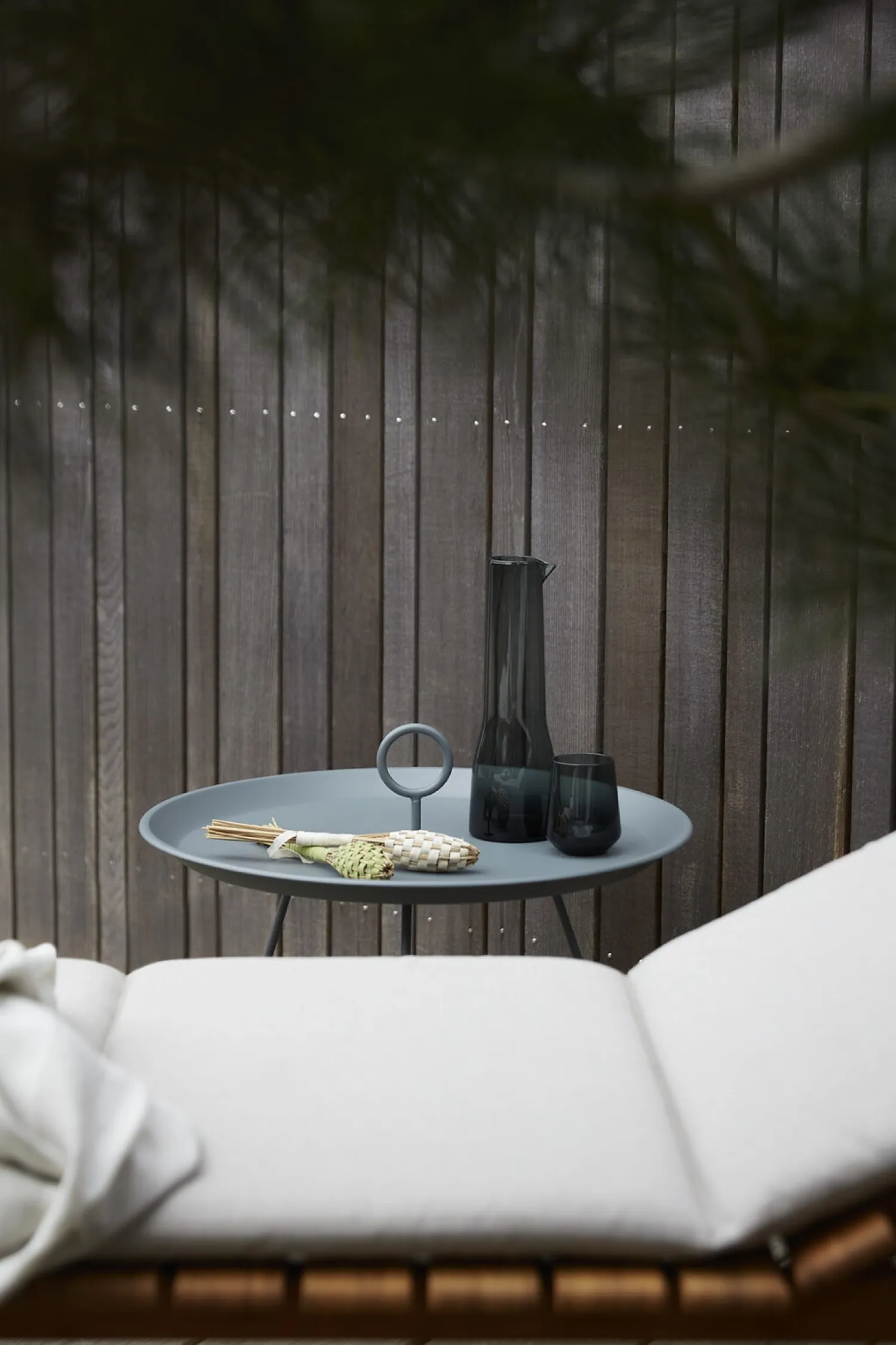 - MOLO Sunbed Cushion - Ash. Fabric^Houe