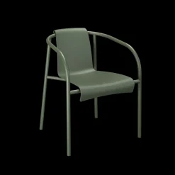 - NAMI Dining chair with armrest - Olive green*Houe