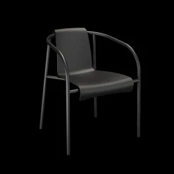 - NAMI Dining chair with armrest - Black^Houe Best