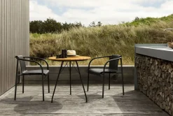 - NAMI Dining chair with armrest - Black^Houe Best