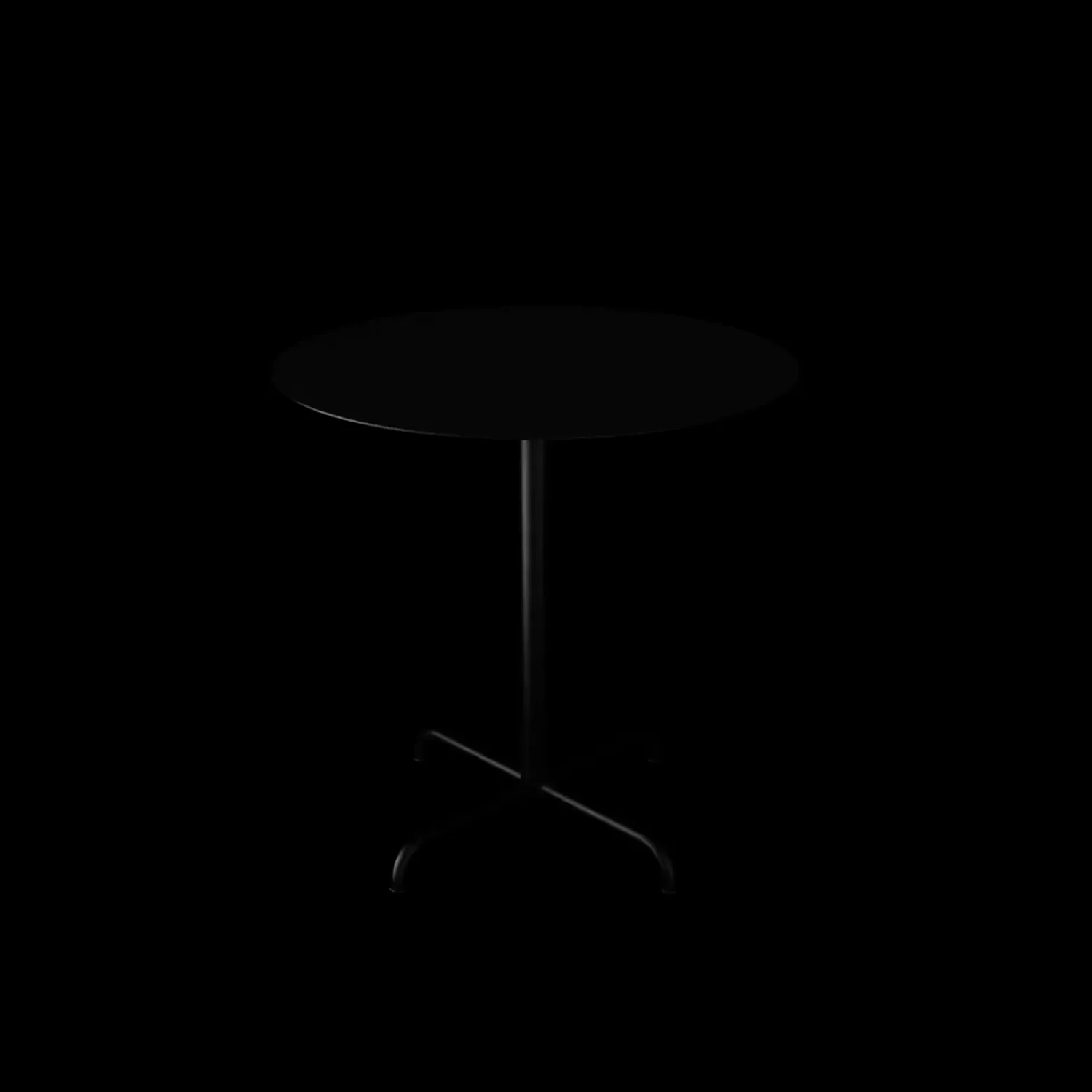 - PICO Café table with 4 star base, Ø740 - Sort^Houe New