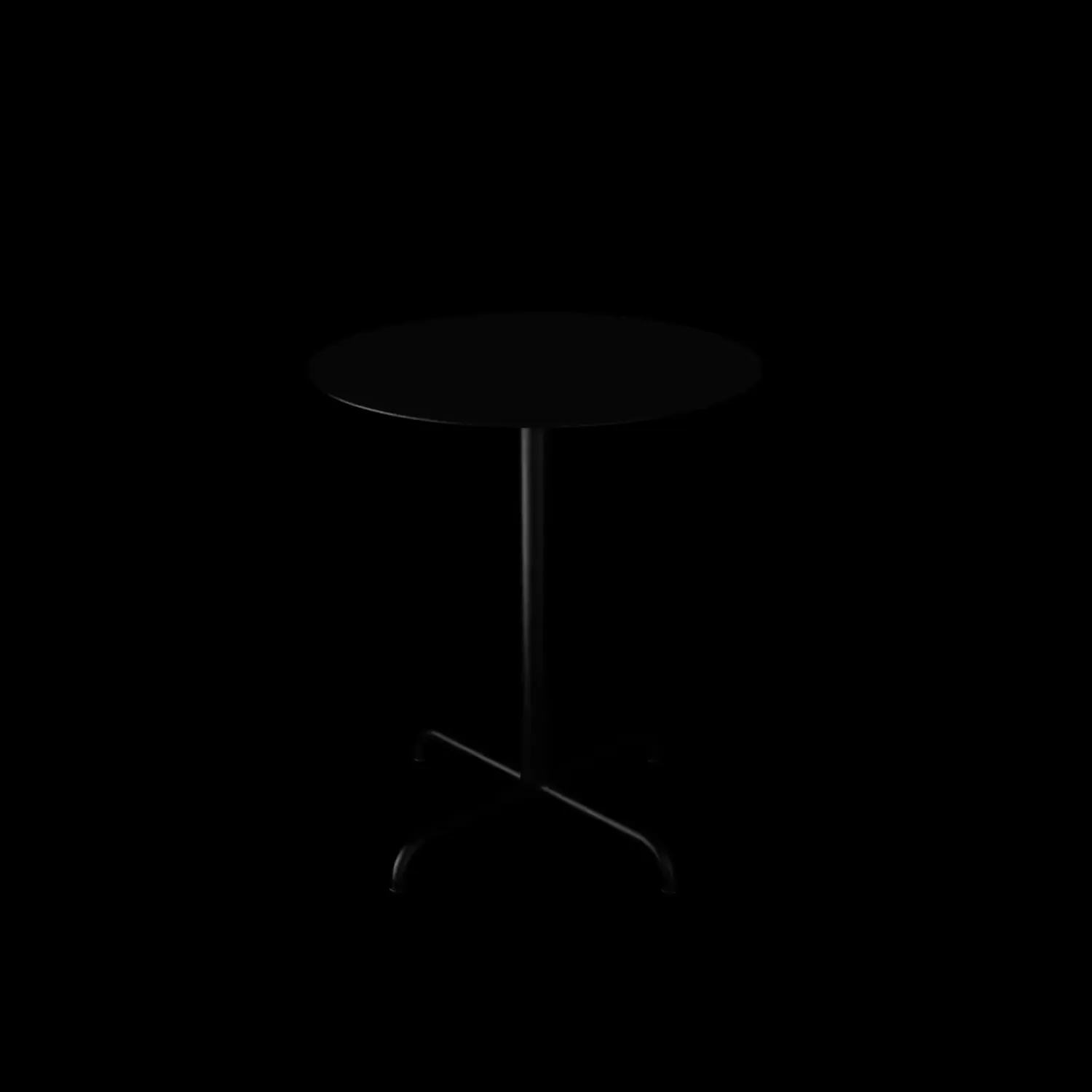 - PICO Café table with 4 star base, Ø640 - Sort^Houe Online
