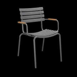 - ReCLIPS Dining chair - Dark grey. Armrest^Houe Discount