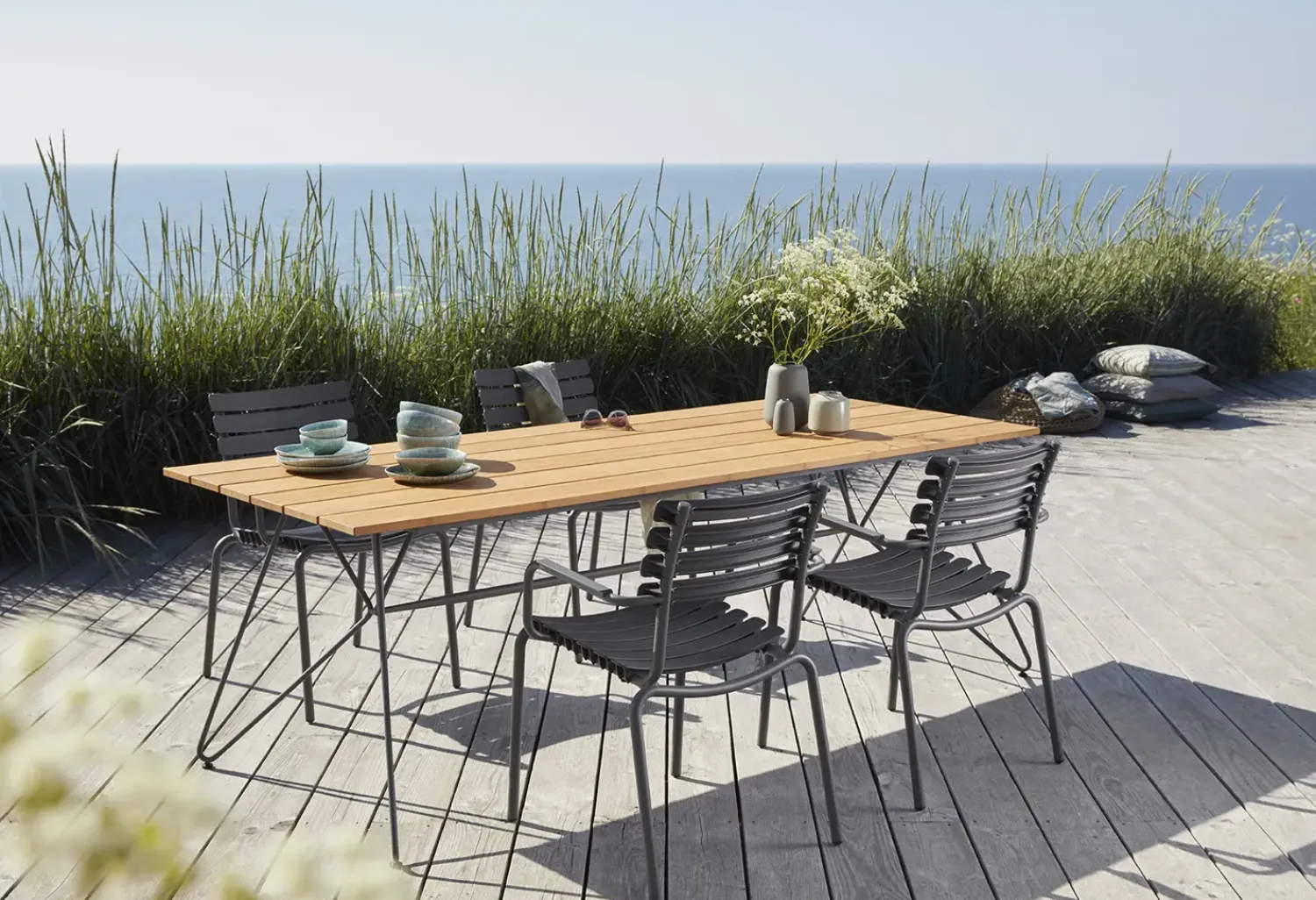 - ReCLIPS Dining chair - Dark grey. Armrest^Houe Discount