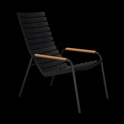 - ReCLIPS Lounge chair - Black. Armrest i bambus*Houe Discount