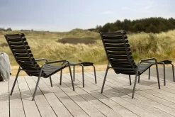 - ReCLIPS Lounge chair - Olive green. Armrest i bambus^Houe Hot