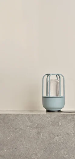 - Udendørslampe - LIGHT No.1 - Ice Blue / Blå - Str. 21 x 13 cm^Houe Best