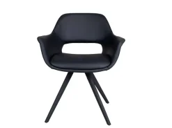 - Fenja spisebordstol i sort læder*House Of Sander Best