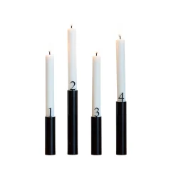 - Adventstal til lysestager - Black Powder Coated Steel^Hove Home Discount