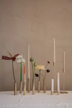 - High Light lysestage - Messing - Højde 28 cm*Hove Home Outlet